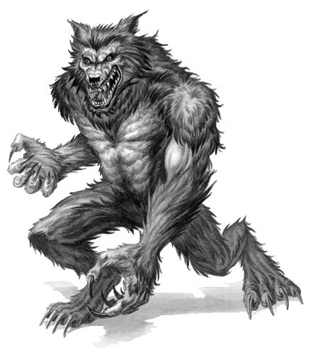 werewolf clipart